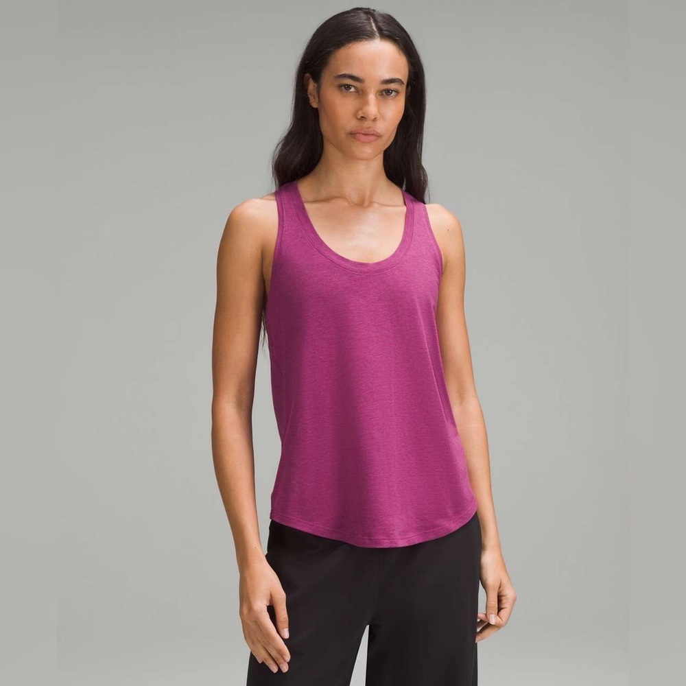 Lululemon Love Tank Top Heathered Magenta Purple